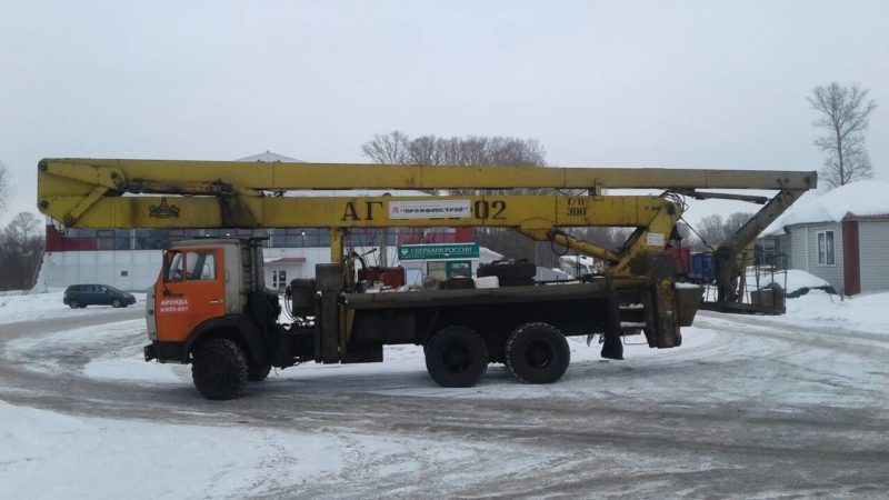 Услуги коленчатой автовышки 28 м в Ярославле