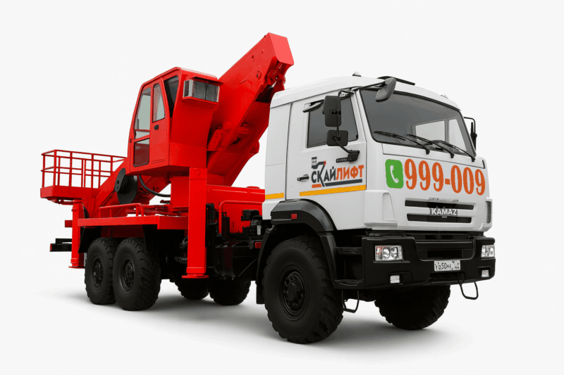 Аренда автовышки HS 4750 45м КамАЗ 6*6